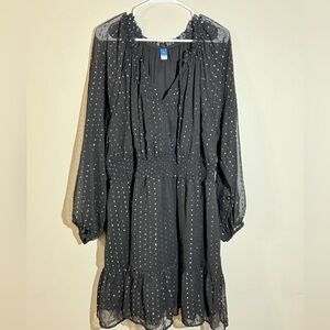 Old Navy Waist Defined Shine Dress